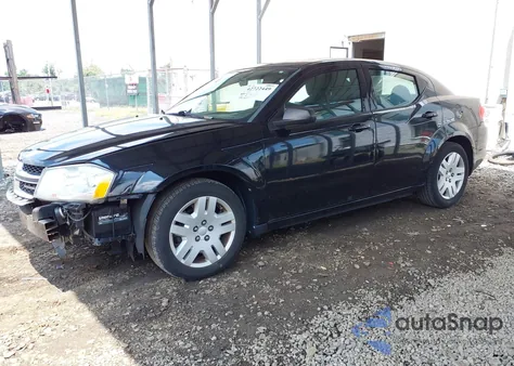 2012 Dodge Avenger Se from USA, damaged, VIN 1C3CDZABXCN109888